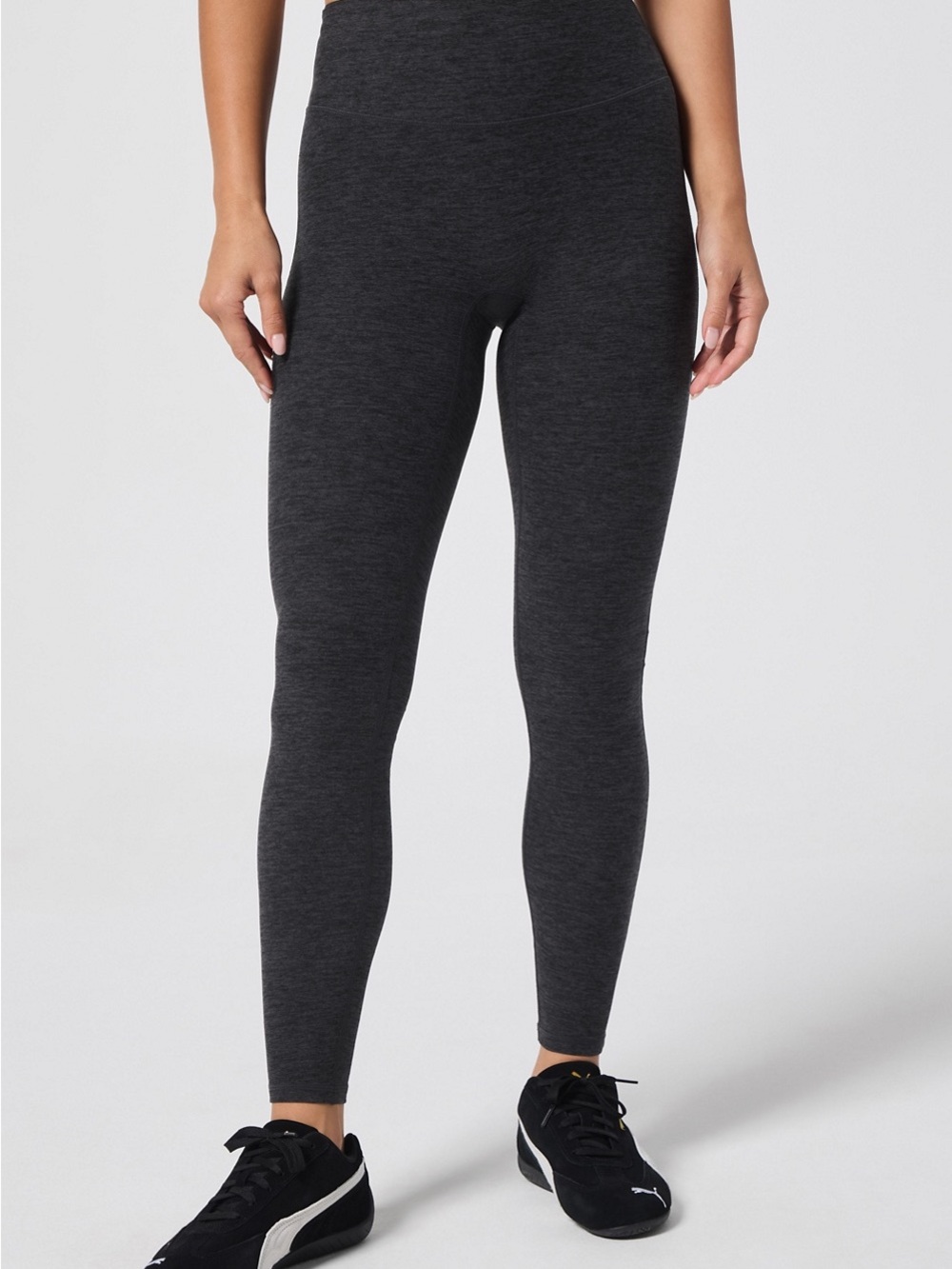 Fabletics High-Waist Charcoal Gray Seamless Leggings